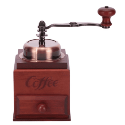 Stirvana Classic Wooden Manual Coffee Grinder – Vintage Hand Crank Mill